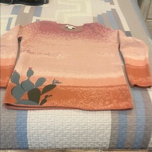 COLDWATER CREEK SOUTHWESTERN STYLE SWEATER XS